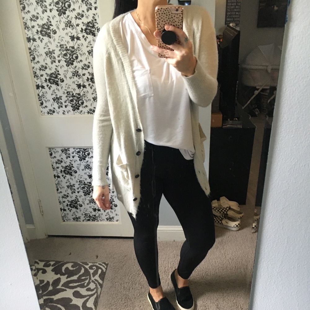 Cream cardigan
